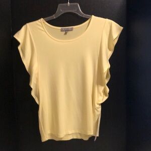 NY collection blouse. Yellow, small